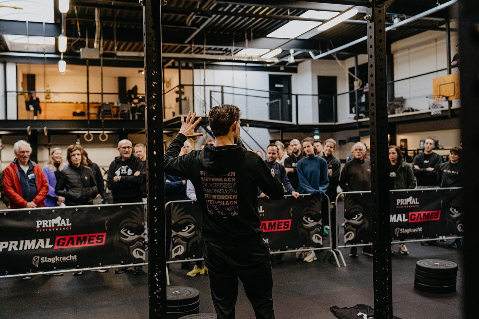 Primal Games briefing eerste workout